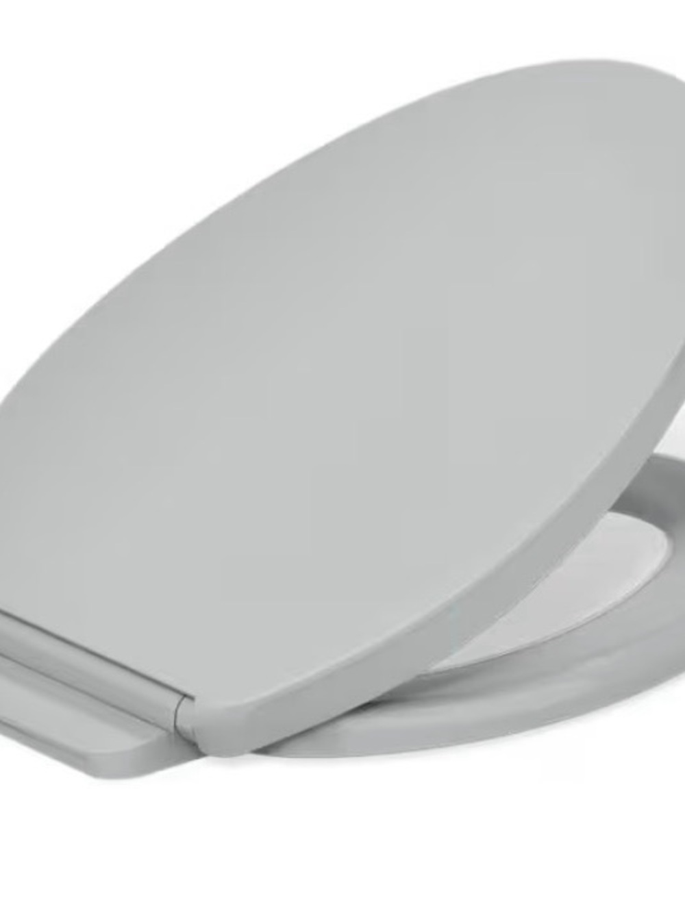 Kohler Impro Ice Gray Toilet Seat with Soft-Close Hinges Elongated